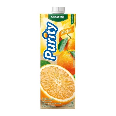 Suco nectar laranja purity 1l