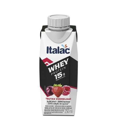 Bebida lactea italac pro play frutas vermelhas 250ml