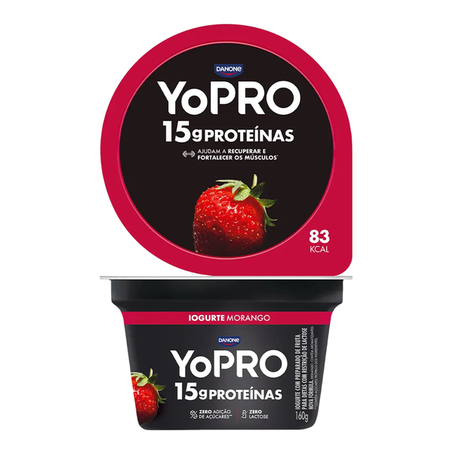 Iogurte Danone Yopro Morango 160g