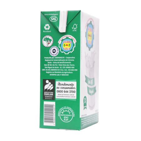 Leite UHT Integral Terra Viva Caixa 1lt 360-49