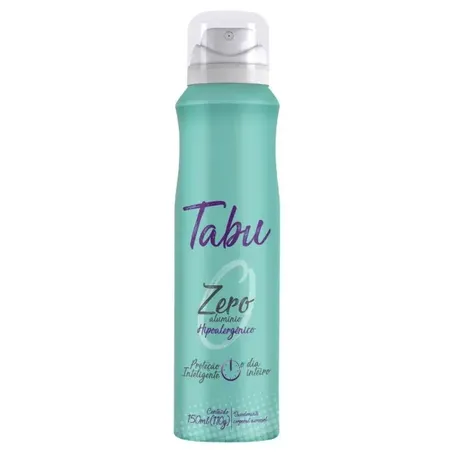 Desodorante tabu ae fem 150ml hipoalergenico
