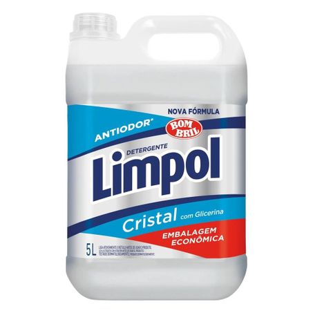 Detergente líquido limpol cristal 5l