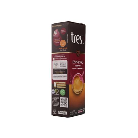 Cápsula 3 Corações Espresso Vibrant C/10 80g 360-51