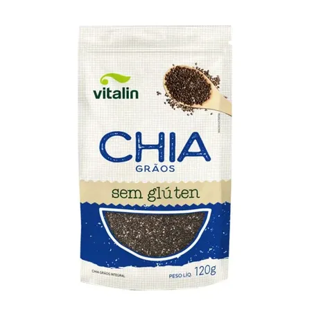 Semente Chia Vitalin Integral 120G