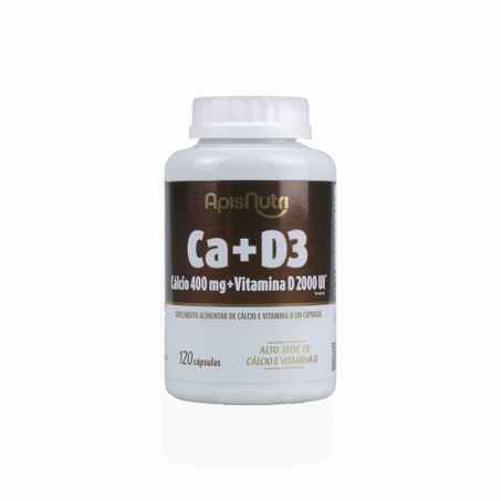 CA + D3 500MG 120CAPS APISNUTRI