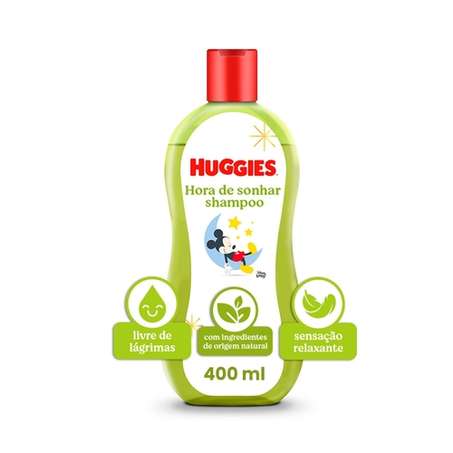 Shampoo Infantil Huggies Camomila Frasco 400Ml