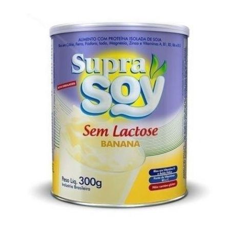 ALIM SOJA SUPRA SOY S/LAC 300G BANANA