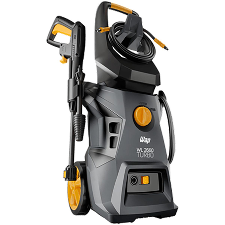 Lavadora de Alta Pressão WAP WL2660 Turbo 127V - Potência de 1800W - Máximo de 2000 PSI - Cabo Elétrico de 2 metros