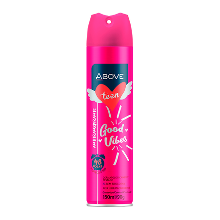 Desodorante Above Teen Good Vibes Aerossol 150ml 
 