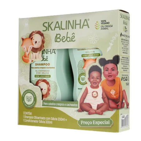 Kit shampoo + cond skalinha salvia 200ml 360-3