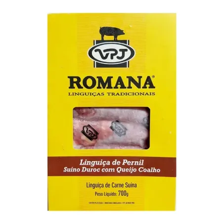 Vpj Linguíça Duroc De Pernil Com Queijo Coalho 500G