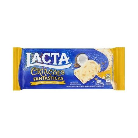 CHOCOLATE LACTA 100G COCO E CARAMELO SALGADO
