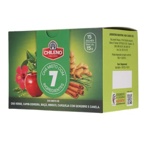 Cha chileno misto 7 ingredientes 15g 360-3