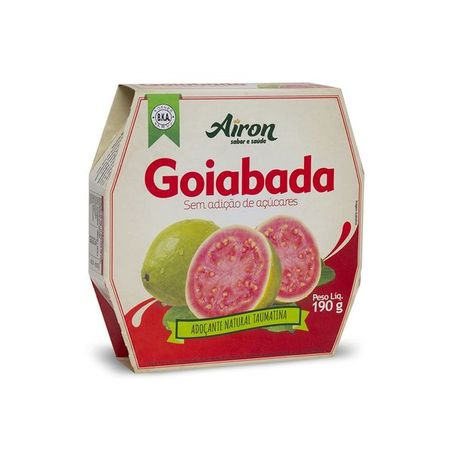 Goiabada Airon Sem Açúcar 190g