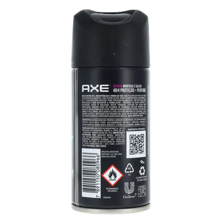 DESODORANTE AEROSOL AXE MARINE 150ML 360-17