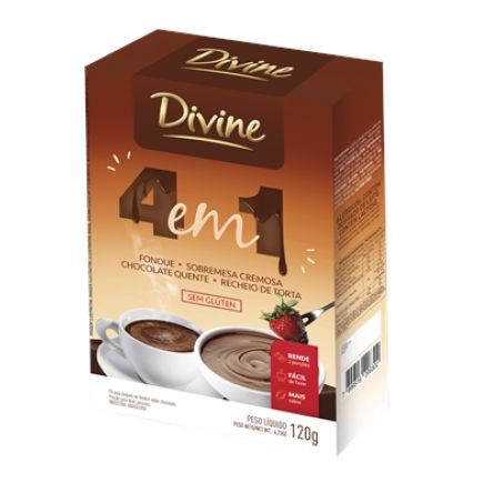 Po P/Fondue Chocolate Divine 120GR