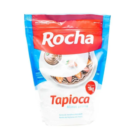 Massa pronta para tapioca branca rocha 1kg