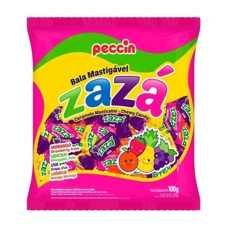 Bala zaza sortida peccin 100g