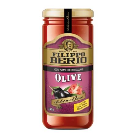 MOLHO TOMATE FILIPPO BERIO 340G AZEITONA