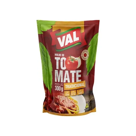 Molho de tomate val tradicional 300g