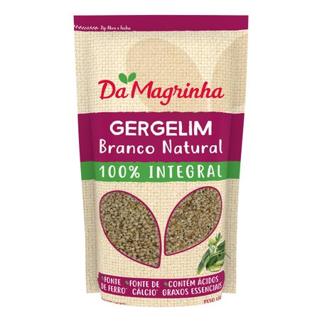 GERGELIM BRANCO NATURAL INTEGRAL DAMAGRINHA