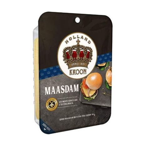 Kroon Queijo Maasdan Fatiado 150G Holandês