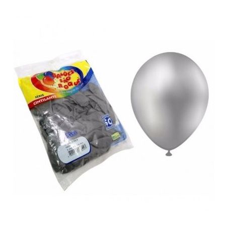 BALAO SAO ROQUE CINTILANTE PRATA 50UN