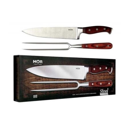 Conjunto Assador Mor Faca E Garfo SteelPeças 1UN