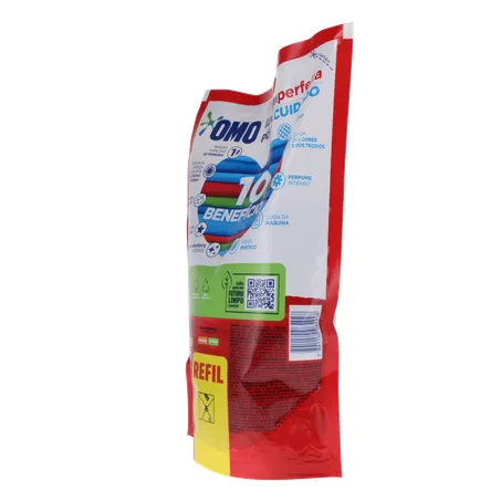 LAVA ROUPA LÍQUIDO OMO LAVAGEM PERFEITA SACHET 900ML 360-23