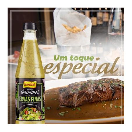 Tempero Pronto Regina Gourmet Ervas Finas Embalagem 500ML