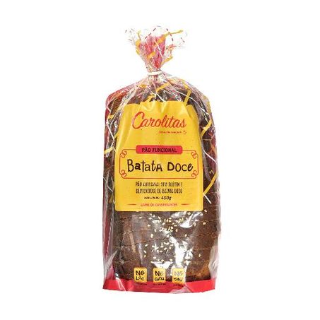 PAO CAROLITAS FUNCI DE BATATA DOCE 450G