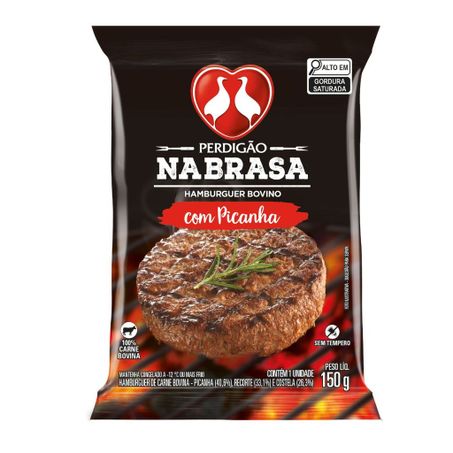 HAMBUGUER.PICANHA NA BRASA 150G