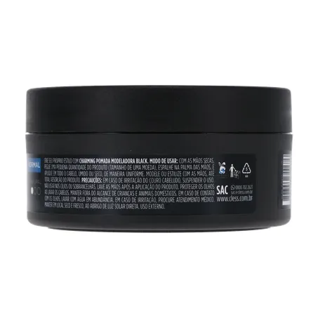 Pomada para cabelo cless mod.black 50g 360-13