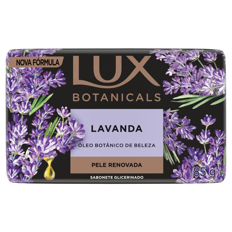 Sabonete em barra lux botanicals lavanda pacote 85g