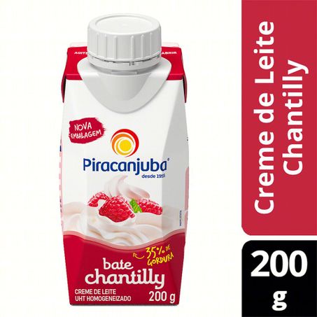 Creme de chantilly piracanjuba
