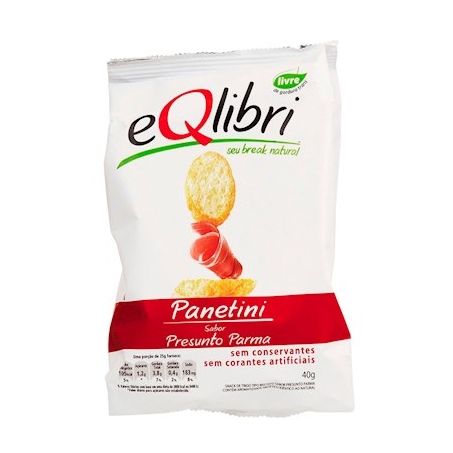 BISCOITO SNACK PRESUNTO DEF PANETINI EQLIBRI 40G