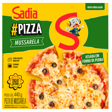 Pizza Sadia Mussarela 440g