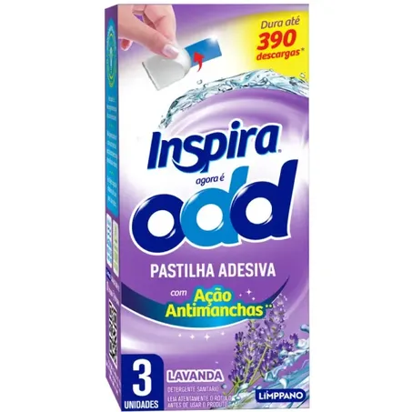 Detergente Sanitário Limppano Pastilha Adesiva Lavanda 3un 
 