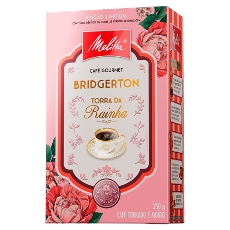 Café Torrado e Moído Torra da Rainha Bridgerton Melitta Gourmet Caixa 250g 360-1