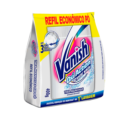Tira manchas vanish cristal white 400g