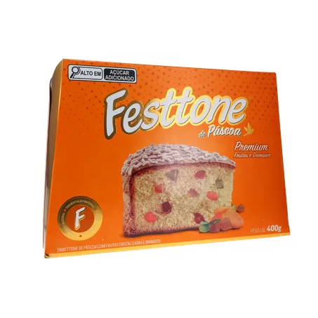 Panettone de Páscoa Festtone Frutas Cristalizadas e Damasco 400G 360-34