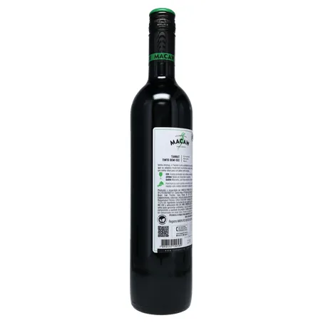 Vinho macaw tinto demi-seco tannat 750ml 360-15