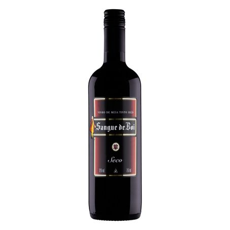 Vinho brasileiro tinto seco sangue de boi