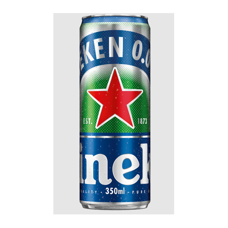 Cerveja Lager Heineken Zero Álcool Lata 350ml