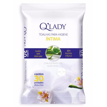 Toalhinhas Umed. Q.Lady Intimo C/25