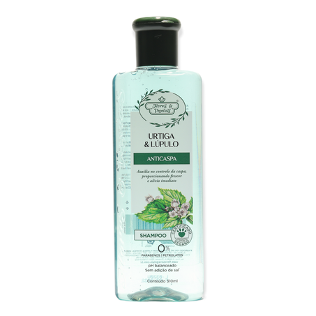 Shampoo Flores e Vegetais Urtiga e Lúpulo 310ml