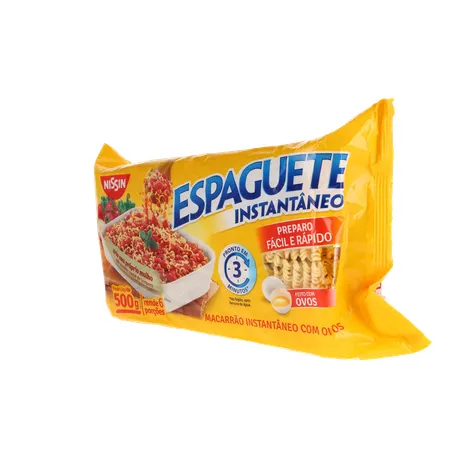MASSA NISSIN ESPAGUETE C/OVOS T3 500G 360-5