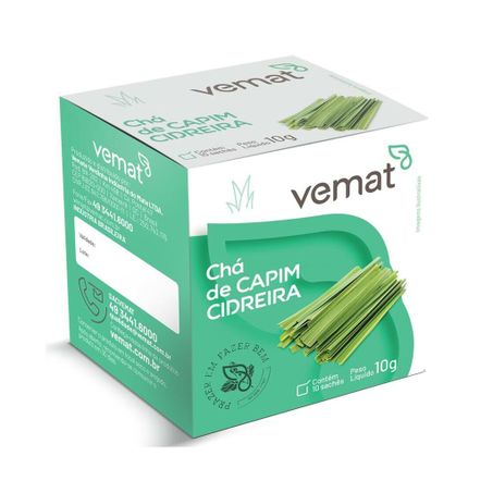 Cha vemat capim cidreira 10g