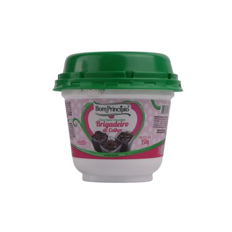 Doce Bom Princípio Sabor Chocolate Brigadeiro de Colher Pote 350gr 360-1