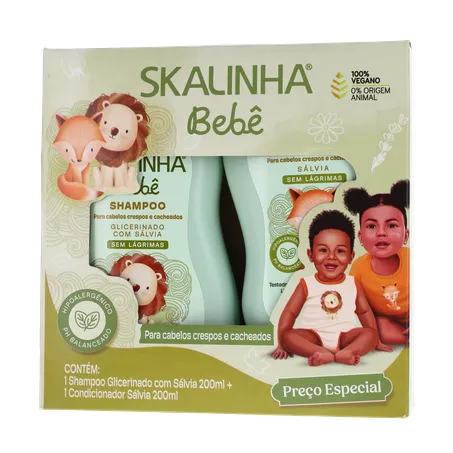 Kit shampoo + cond skalinha salvia 200ml 360-1